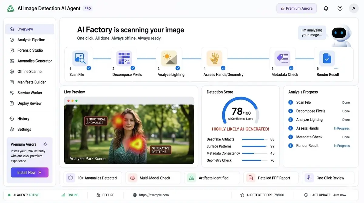 Workflow Scanning AI process mapper — example of the AI tool dashboard software